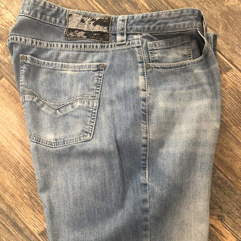 Rock & Roll Denim Jeans 42x30 ReFlex Revolver Slim Straight